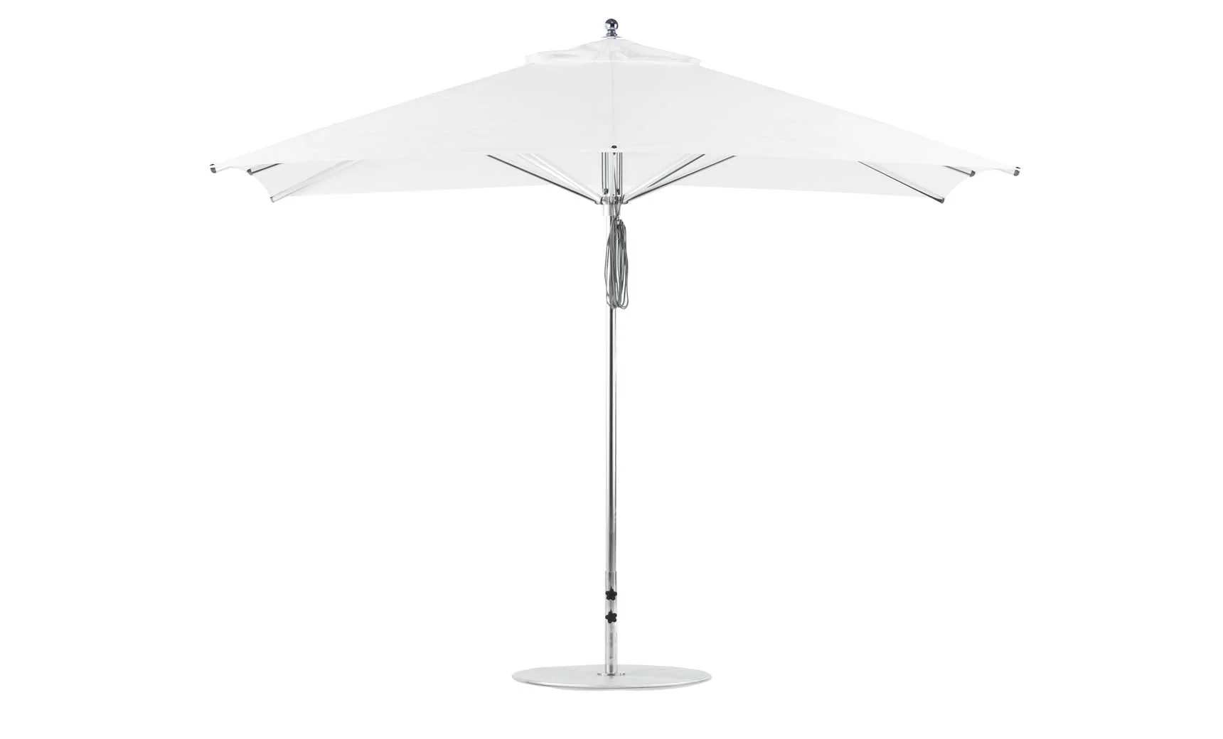 Ledge Lounger Premier Aluminum Umbrella - 8.5' Rectangle Pulley - Image 8