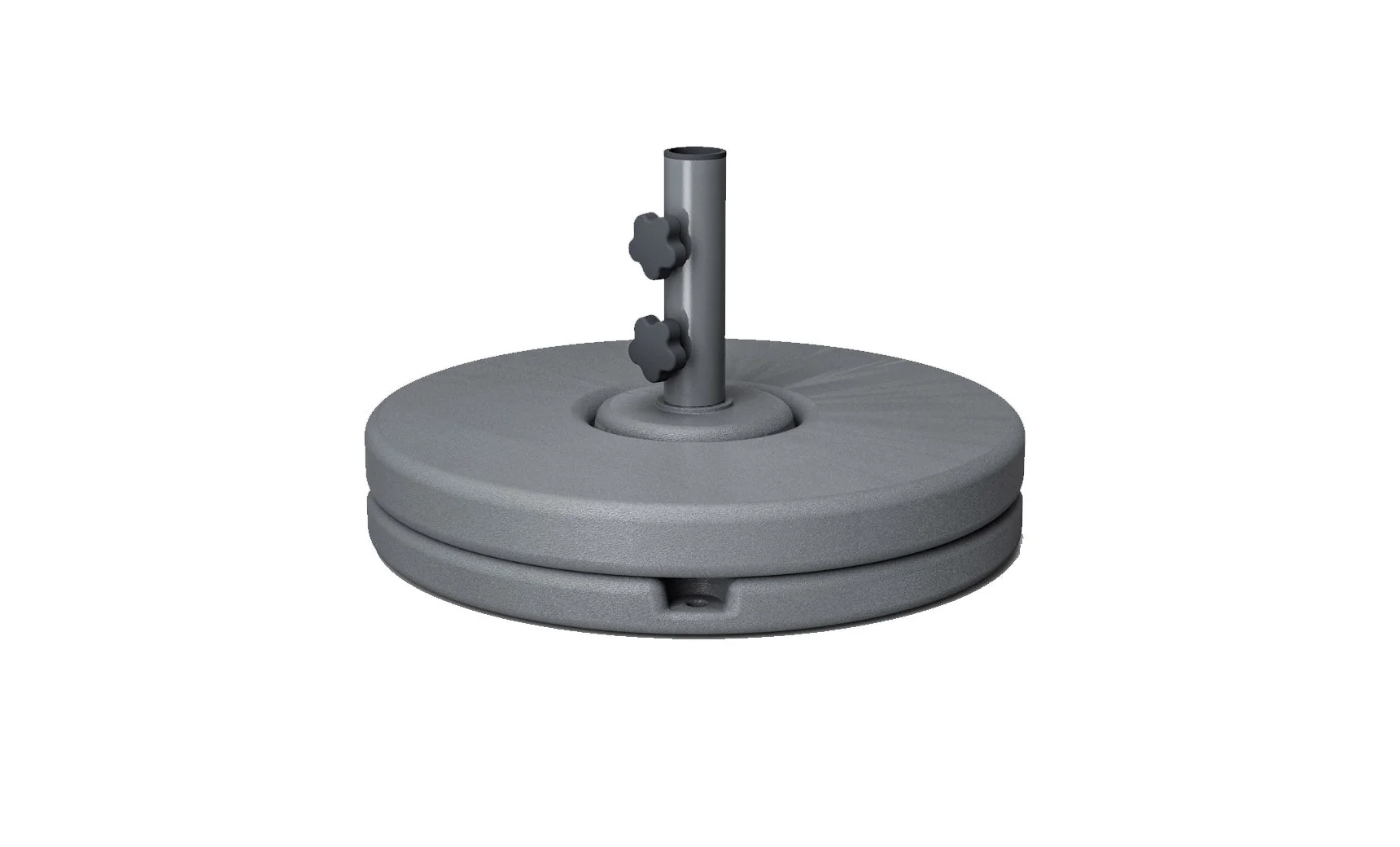 Ledge Lounger Resin Coated Concrete Umbrella Base - Image 5