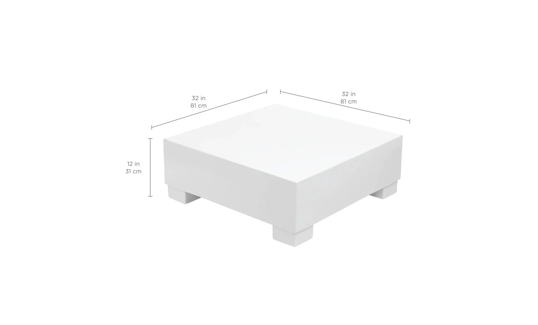 Ledge Lounger Signature Coffee Table - Image 8