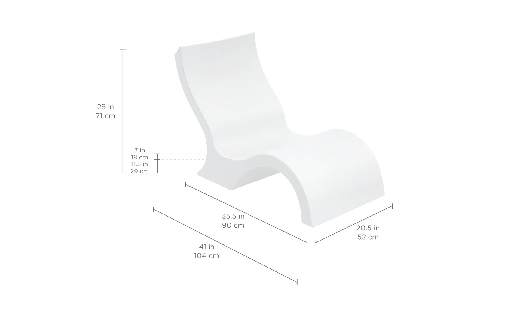 Ledge Lounger Signature Lowback Chair - Image 7