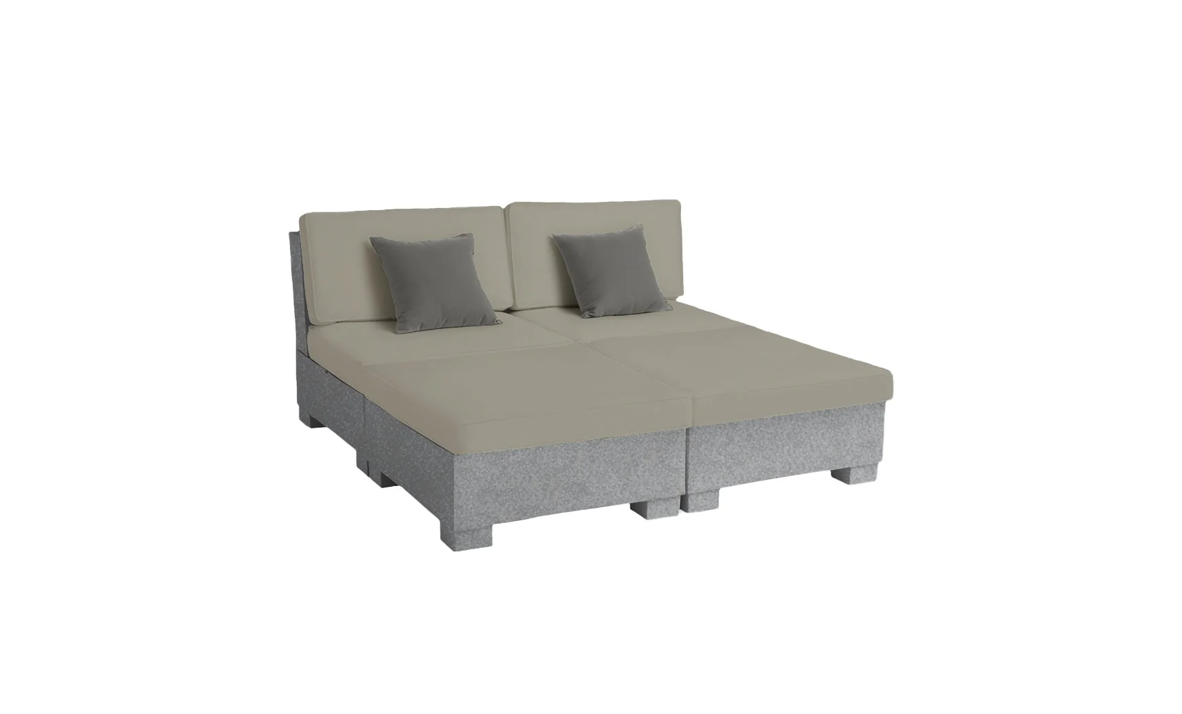 Ledge Lounger Signature Sectional 4 Piece Sun Chair - Image 22