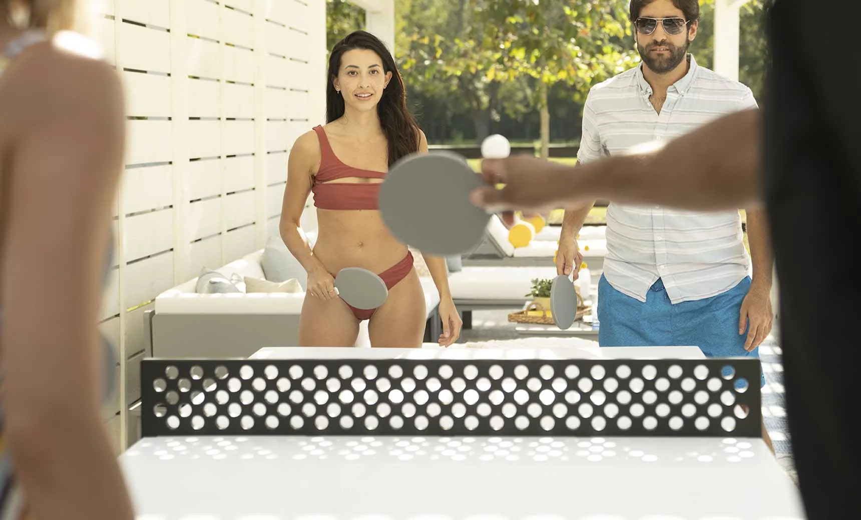 Ledge Lounger Table Tennis Set - Image 4