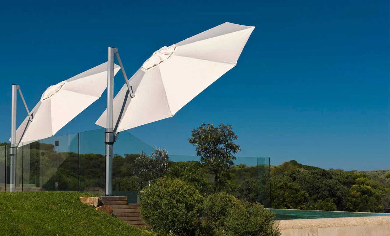 Ledge Lounger Ultra Cantilever Umbrella - 10' Square - Image 5