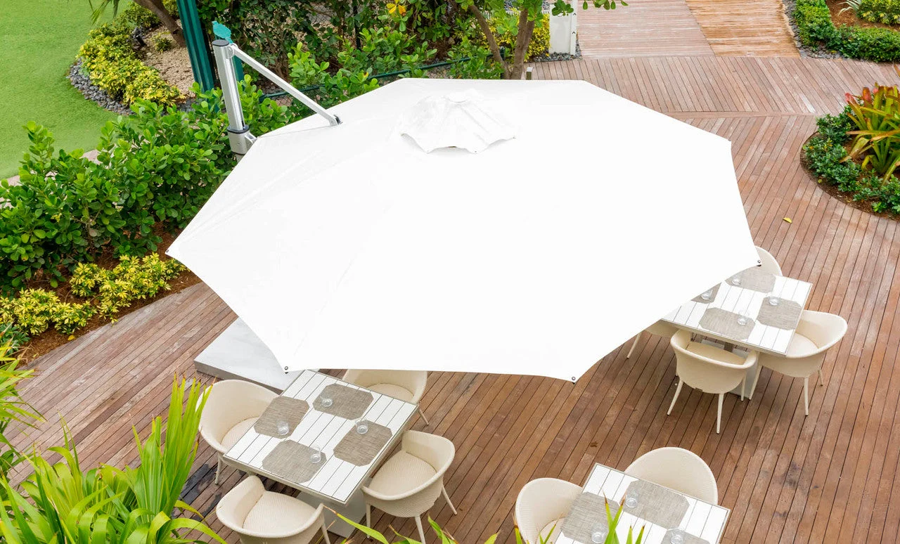 Ledge Lounger Ultra Cantilever Umbrella - 11' Octagon - Image 7