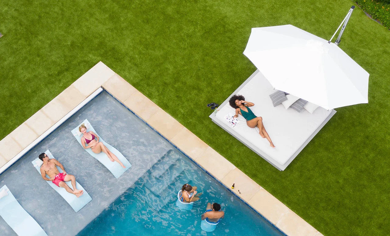 Ledge Lounger Ultra Cantilever Umbrella - 13' Octagon - Image 4