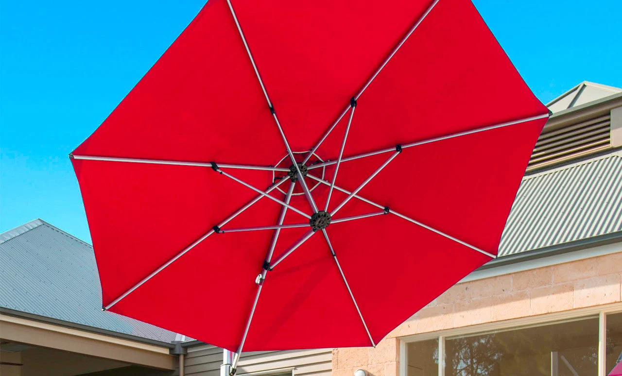 Ledge Lounger Ultra Cantilever Umbrella - 9' Square - Image 7