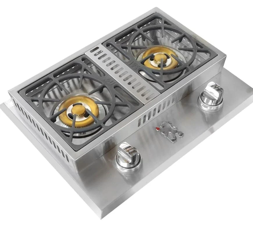 Lion Premium Grills 26-Inch Stainless Steel Drop In Propane Gas Double Side Burner – L1707 - Image 3