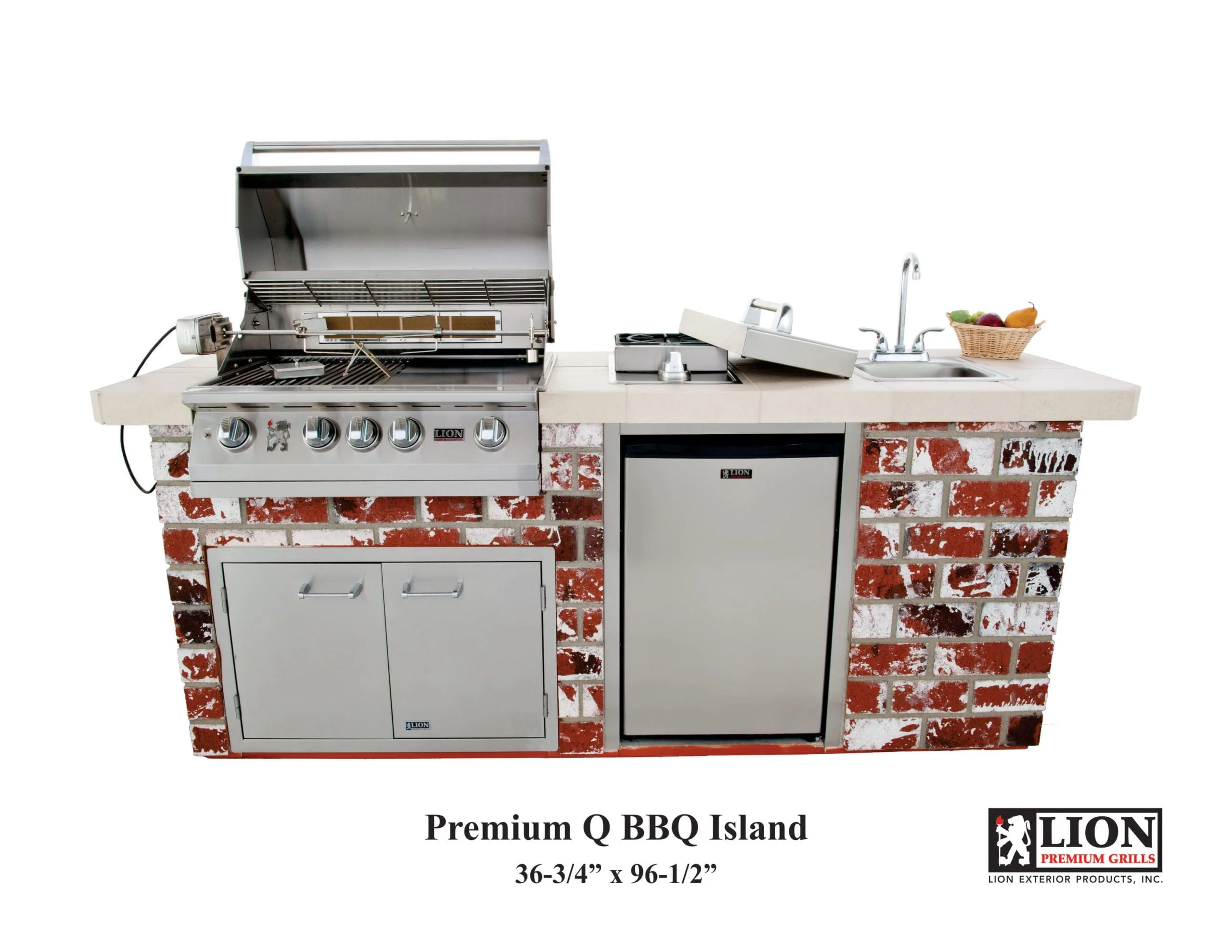 Lion Premium Grills Premium Q BBQ Island - Image 4