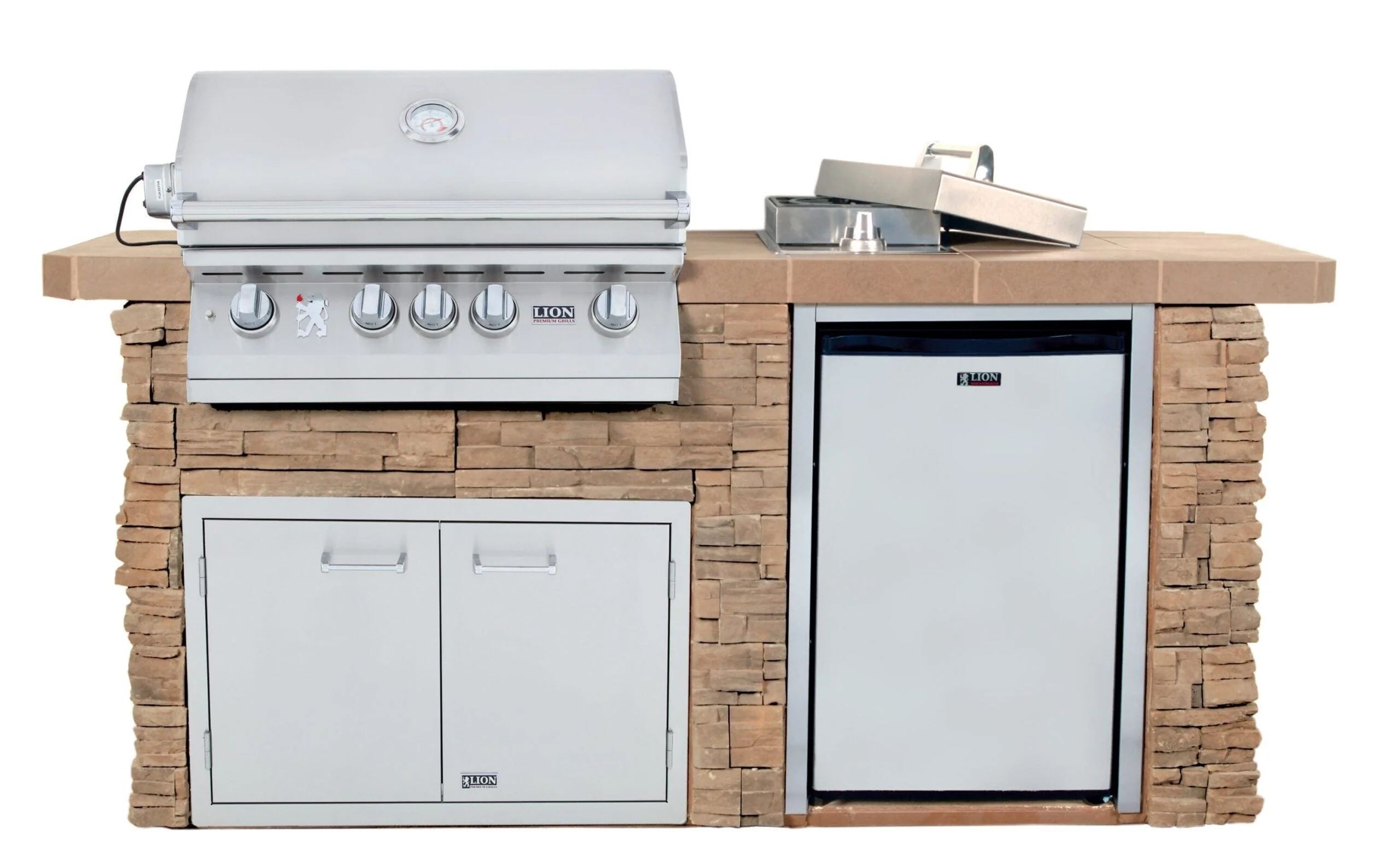 Lion Premium Grills Sensational Q BBQ Island - Image 2