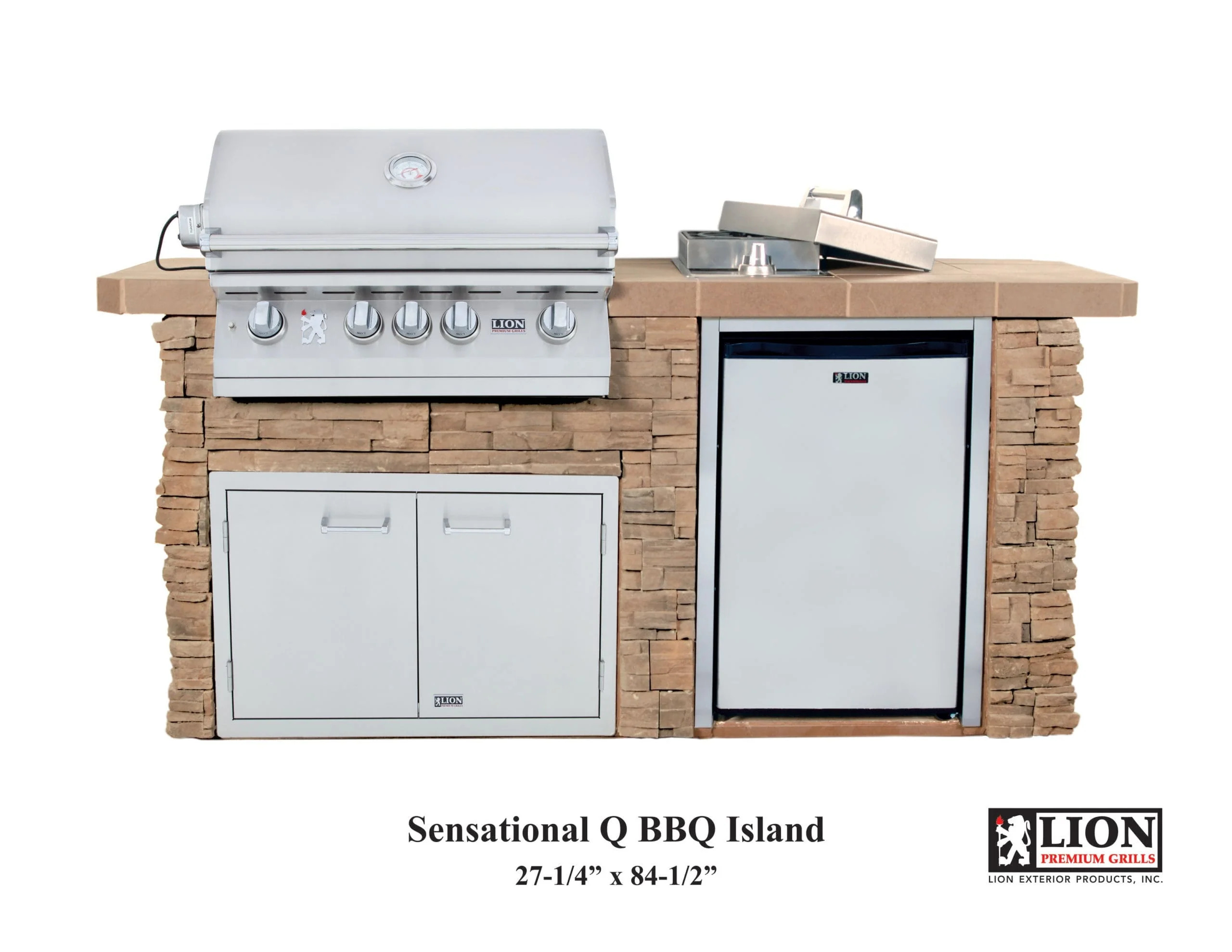 Lion Premium Grills Sensational Q BBQ Island - Image 5