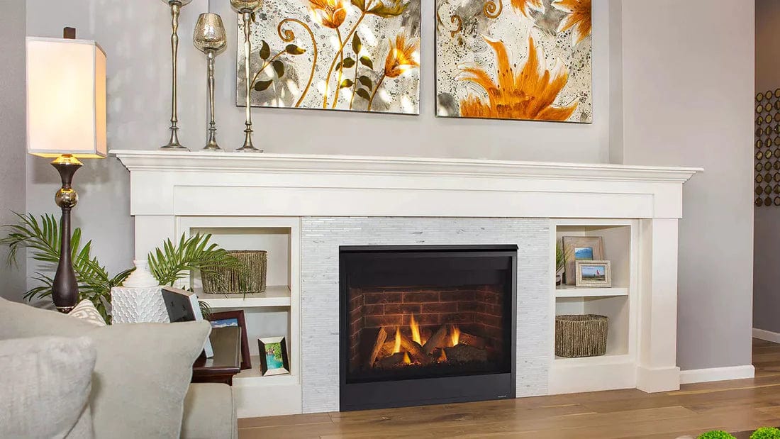 Majestic 32in Quartz Direct Vent Gas Fireplace with IntelliFire Touch Ignition System - Image 2
