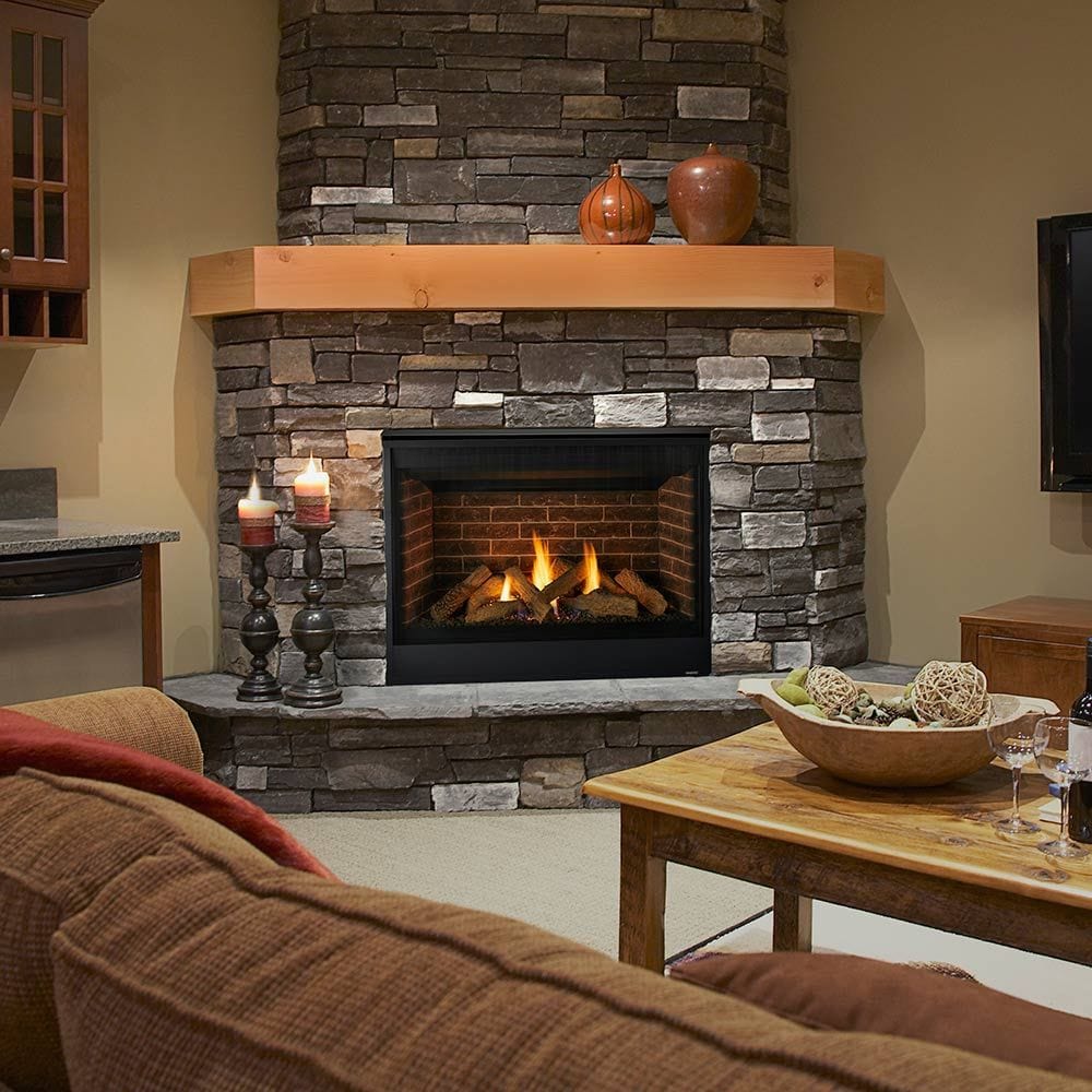 Majestic 32in Quartz Direct Vent Gas Fireplace with IntelliFire Touch Ignition System - Image 3