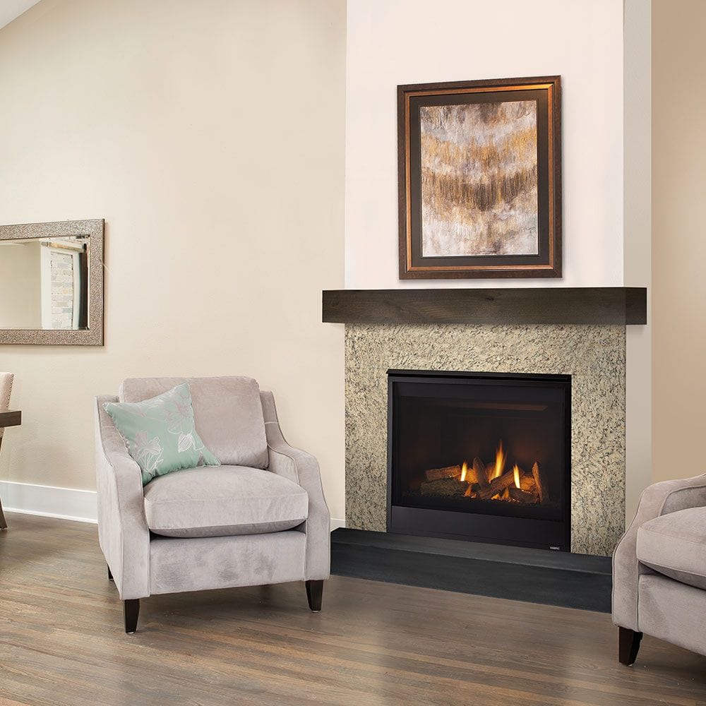 Majestic 36in Quartz  Direct Vent Gas Fireplace with IntelliFire Touch Ignition System - Image 2