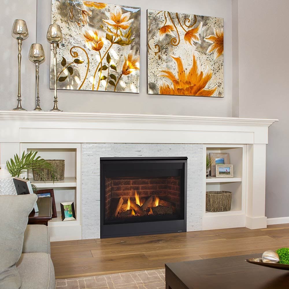Majestic 36in Quartz  Direct Vent Gas Fireplace with IntelliFire Touch Ignition System - Image 3
