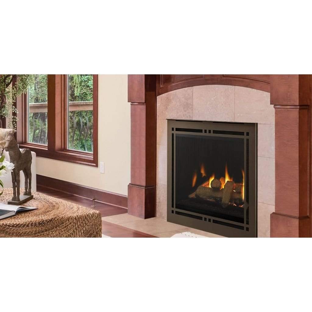 Majestic 42in Meridian Platinum Direct Vent Gas Fireplace with Intellifire Touch Ignition System - Image 5