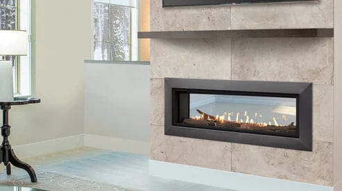 Majestic 48in Echelon II See-Through Direct Vent Gas Fireplace with IntelliFire Touch Ignition System - Image 2
