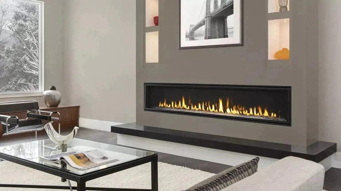 Majestic 72in Echelon II Linear Direct Vent Fireplace with IntelliFire Touch Ignition System - Image 4