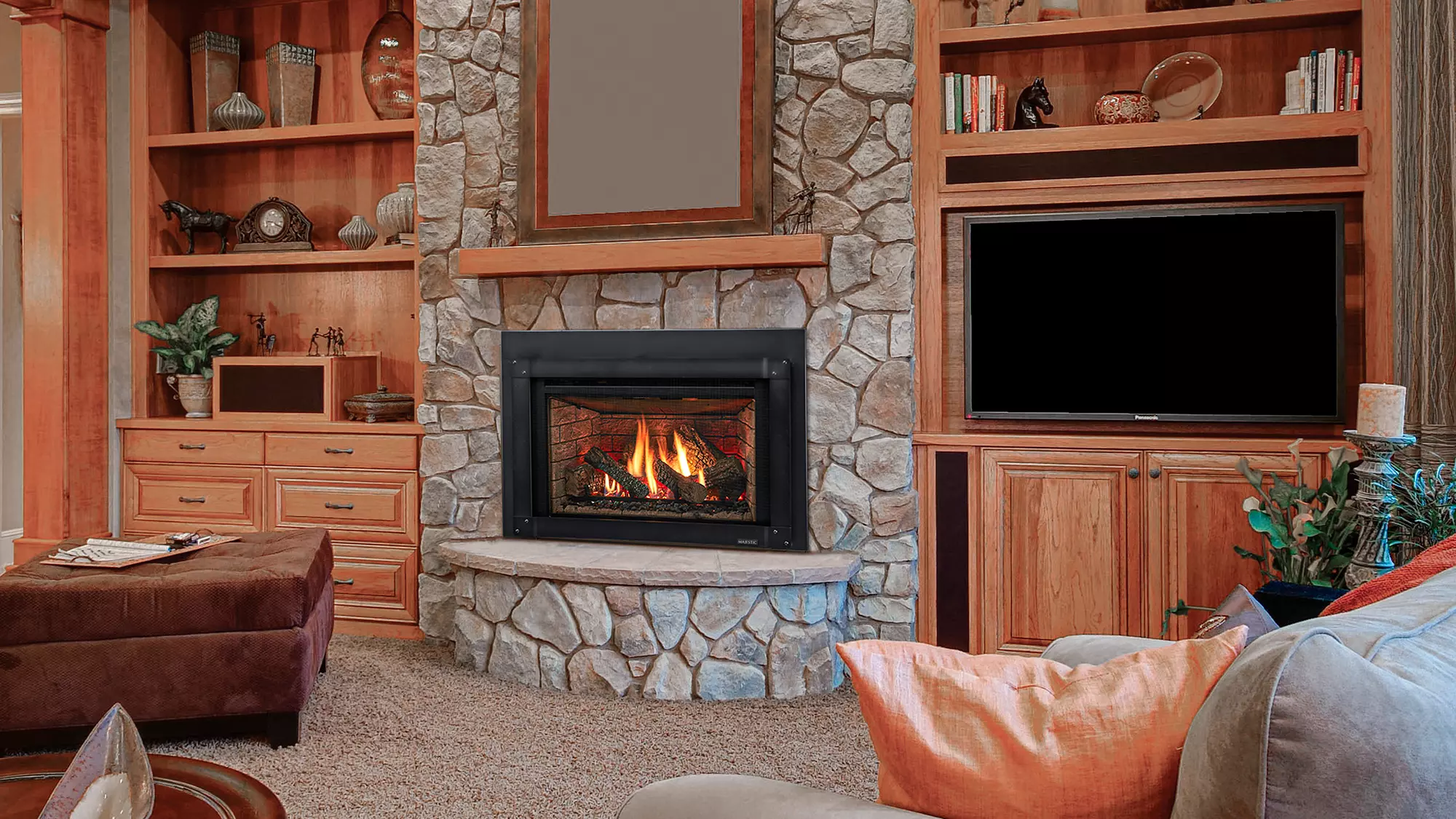 Majestic Trilliant Insert 25in Gas Fireplace Insert TRILLIANT25IN - Image 3