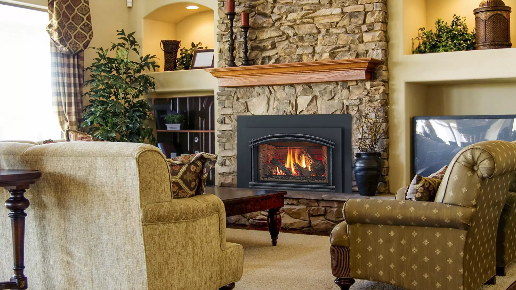 Majestic Trilliant Insert 25in Gas Fireplace Insert TRILLIANT25IN - Image 4