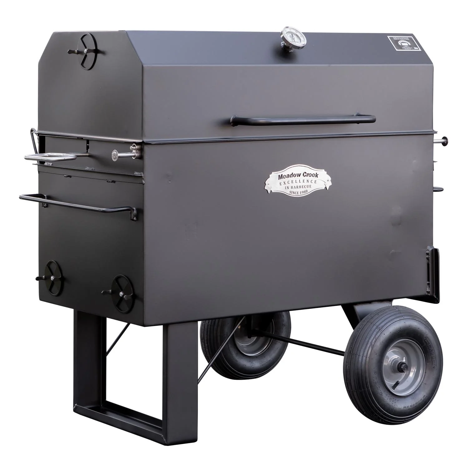 Meadow Creek COMBI42 All-in-One Charcoal BBQ Grill