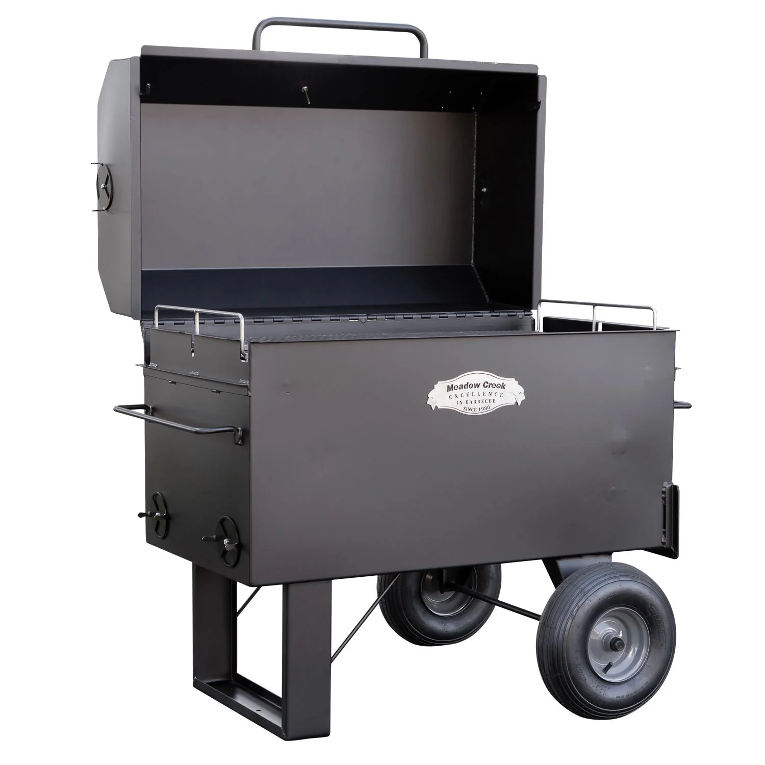 Meadow Creek COMBI42 All-in-One Charcoal BBQ Grill - Image 13