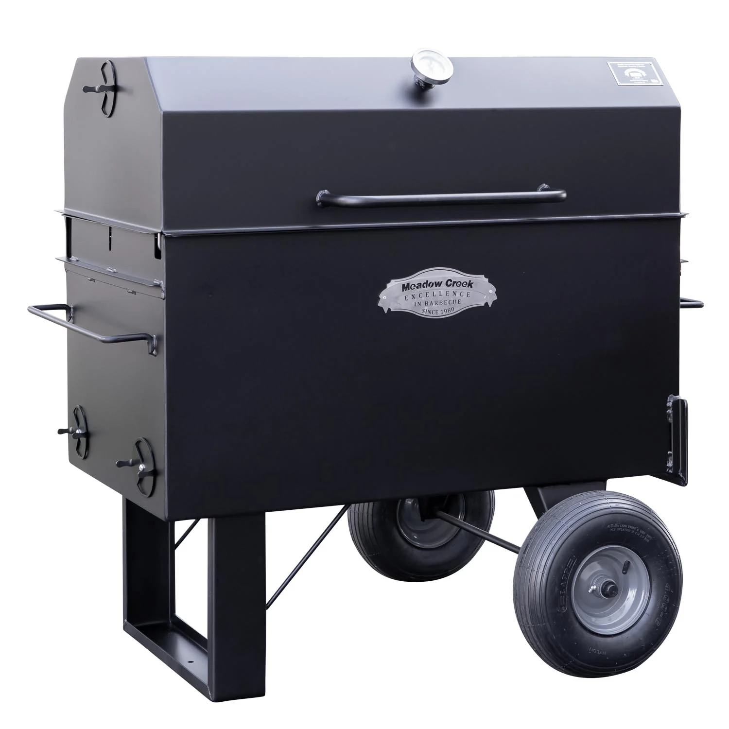 Meadow Creek COMBI42 All-in-One Charcoal BBQ Grill - Image 6