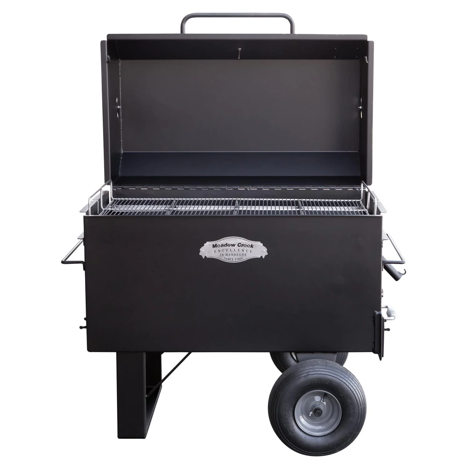 Meadow Creek COMBI42 All-in-One Charcoal BBQ Grill - Image 9