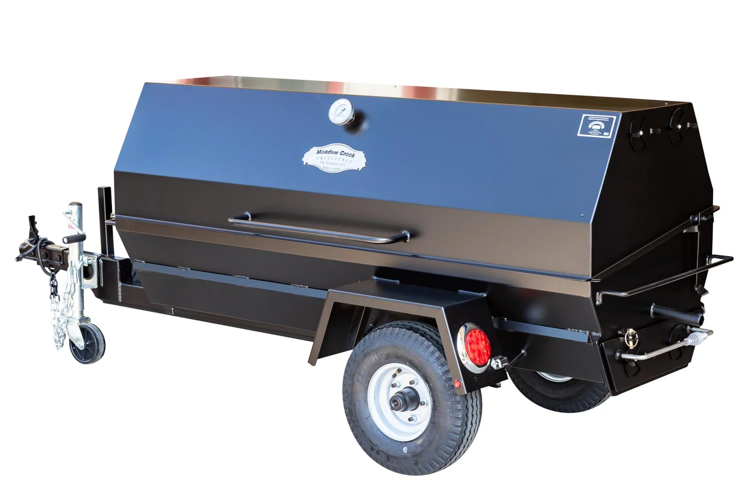 Meadow Creek PR72T Charcoal Pig Roaster Trailer - Image 2