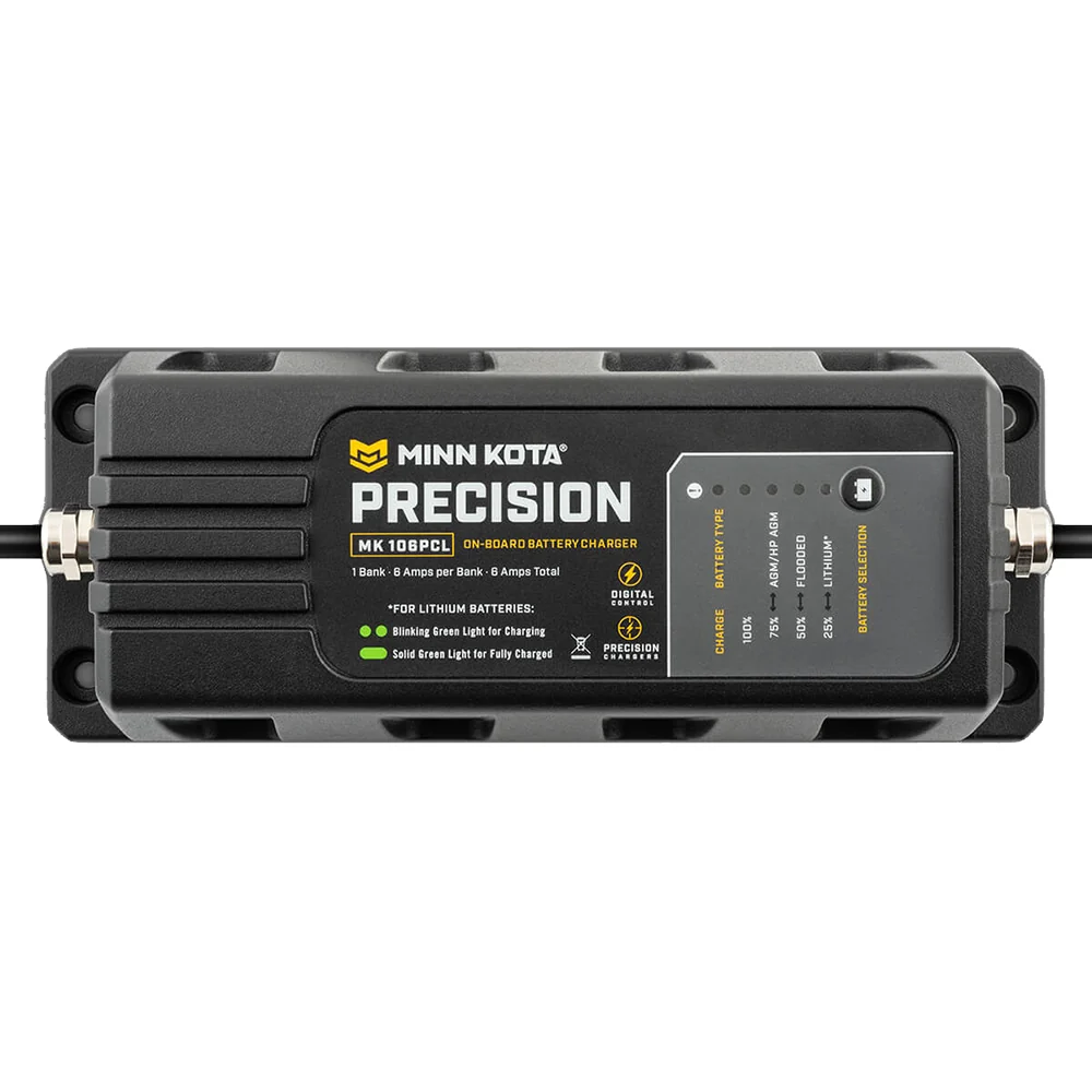 Minn Kota On-Board Precision Charger MK-106 PCL 1 Bank x 6 AMP LI Optimized Charger [1831061] - Image 3