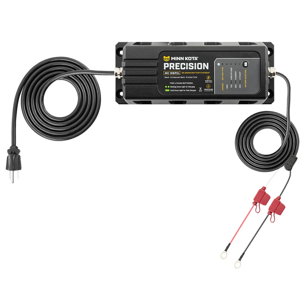 Minn Kota On-Board Precision Charger MK-106 PCL 1 Bank x 6 AMP LI Optimized Charger [1831061] - Image 4