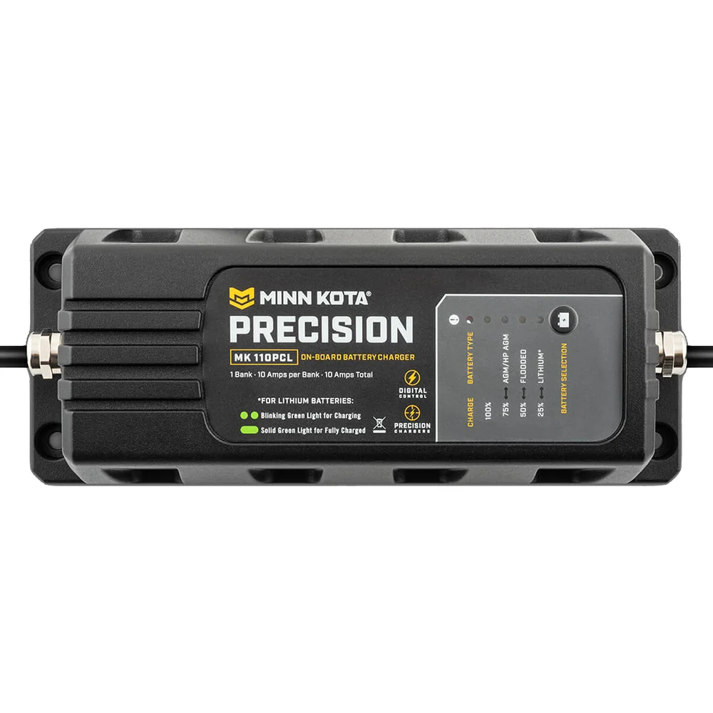 Minn Kota On-Board Precision Charger MK-110 PCL 1 Bank x 10 AMP LI Optimized Charger [1831101] - Image 3