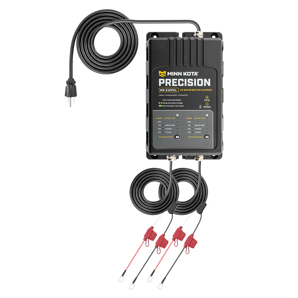 Minn Kota On-Board Precision Charger MK-212 PCL 2 Bank x 6 AMP LI Optimized Charger [1832121] - Image 4