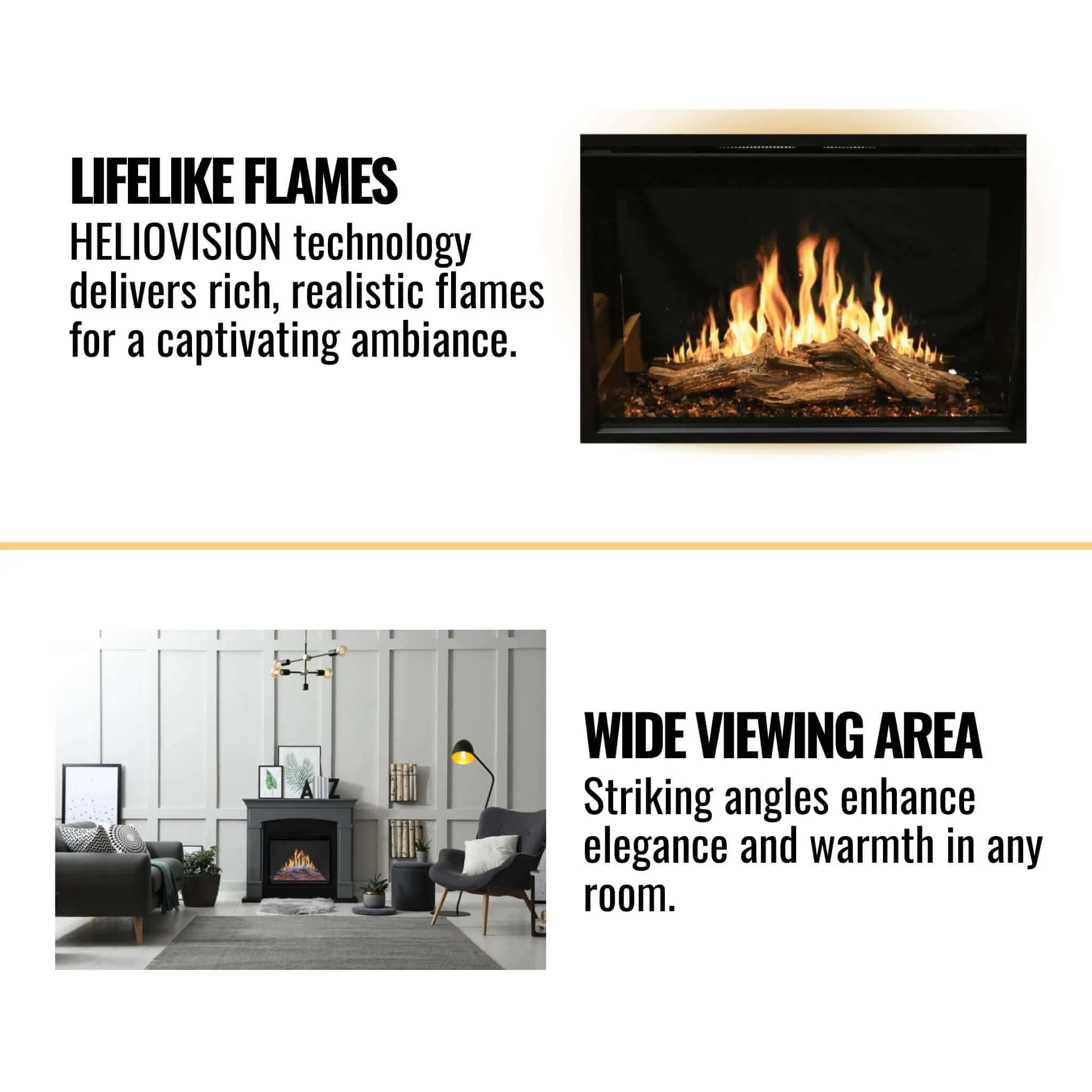 Modern Flames 30" Orion Traditional Virtual Electric Fireplace [OR30-TRAD] - Image 12