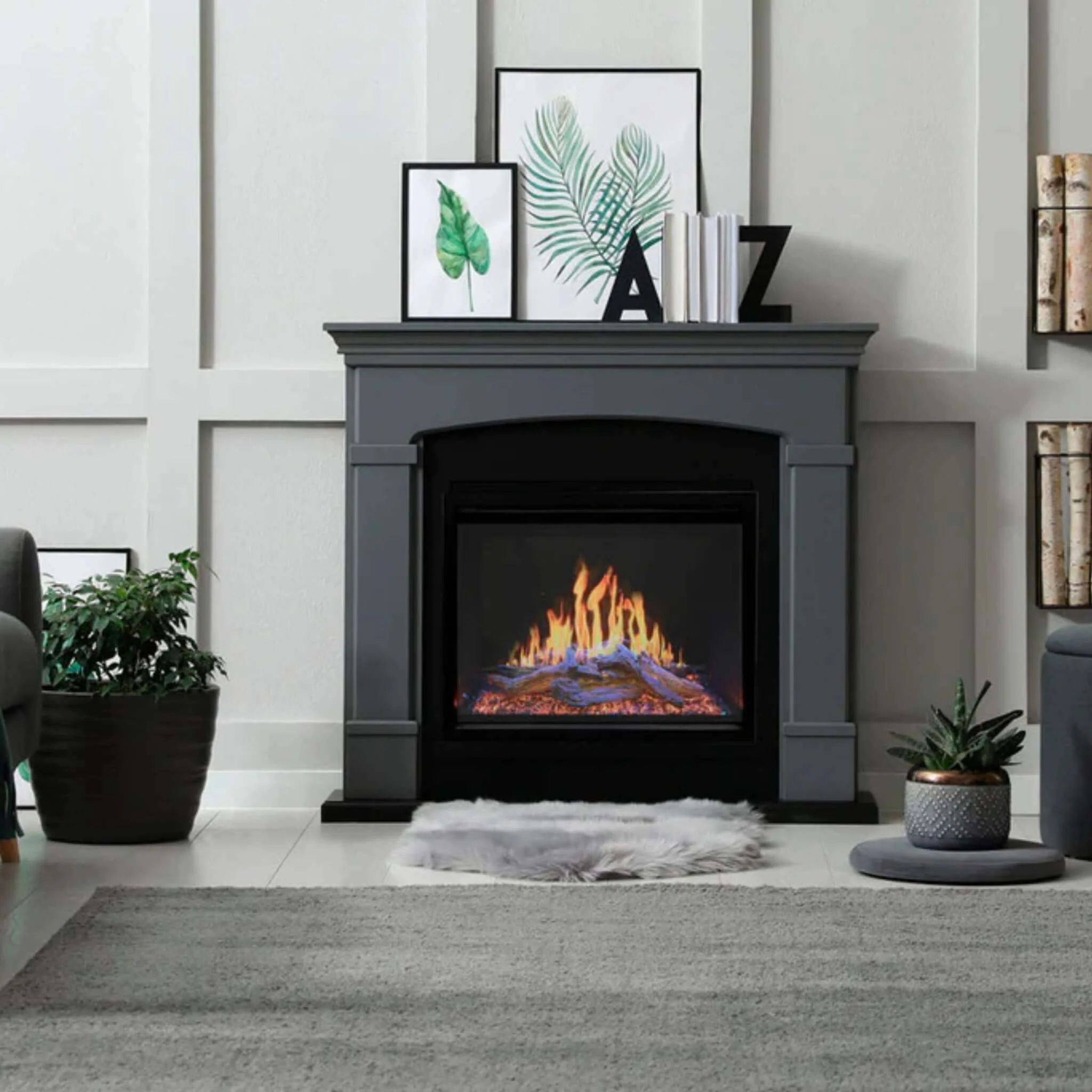 Modern Flames 30" Orion Traditional Virtual Electric Fireplace [OR30-TRAD] - Image 2