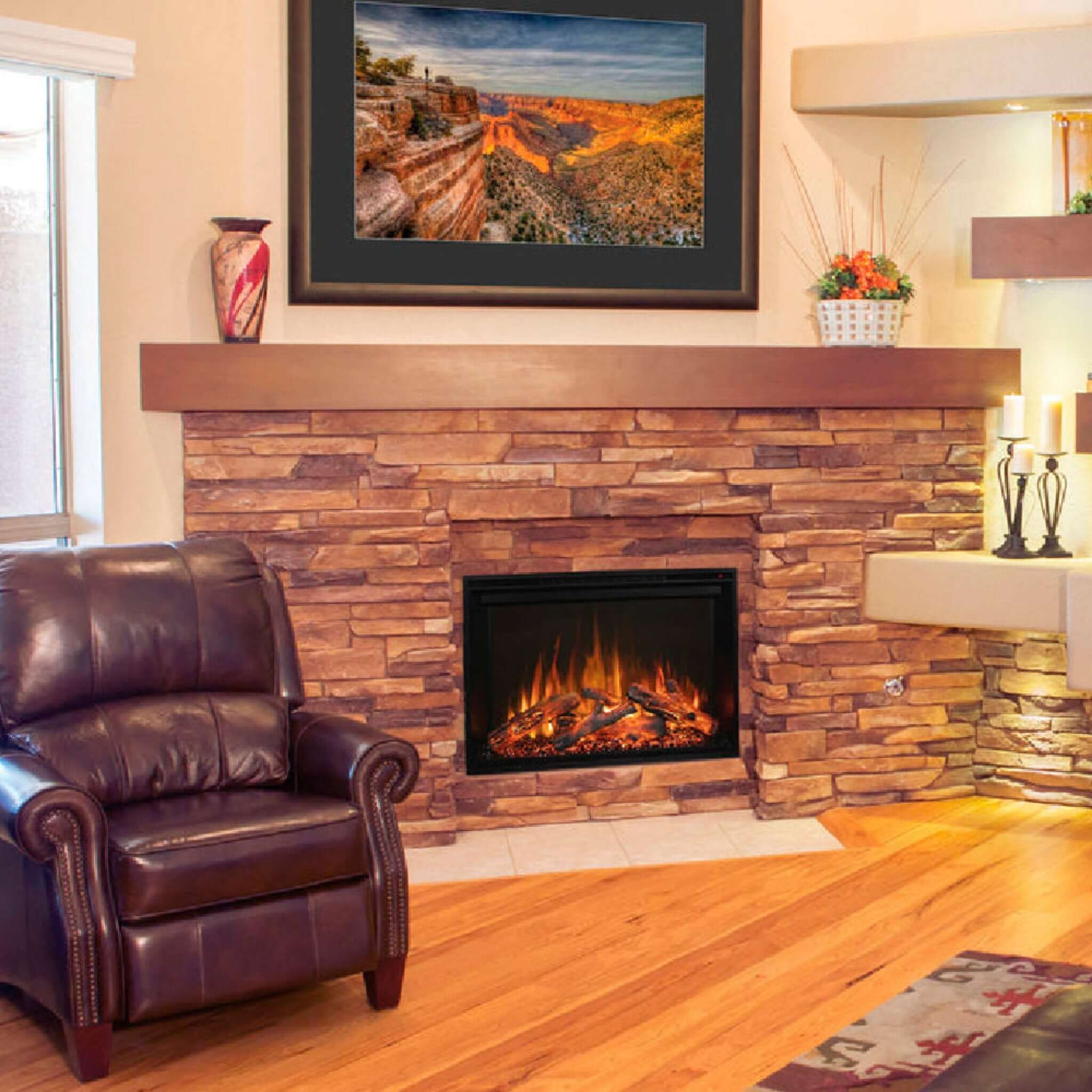 Modern Flames 36" Redstone Traditional Electric Fireplace [RS-3626] - Image 2