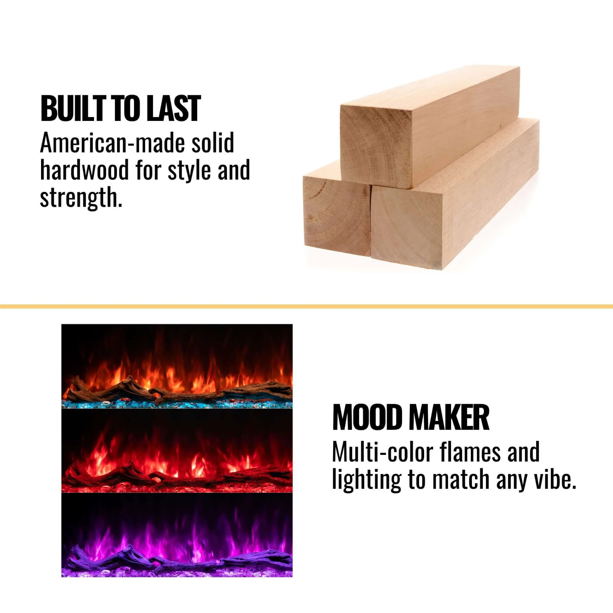 Modern Flames 68" Landscape Pro Multi Linear Electric Fireplace [LPM-6816] - Image 7