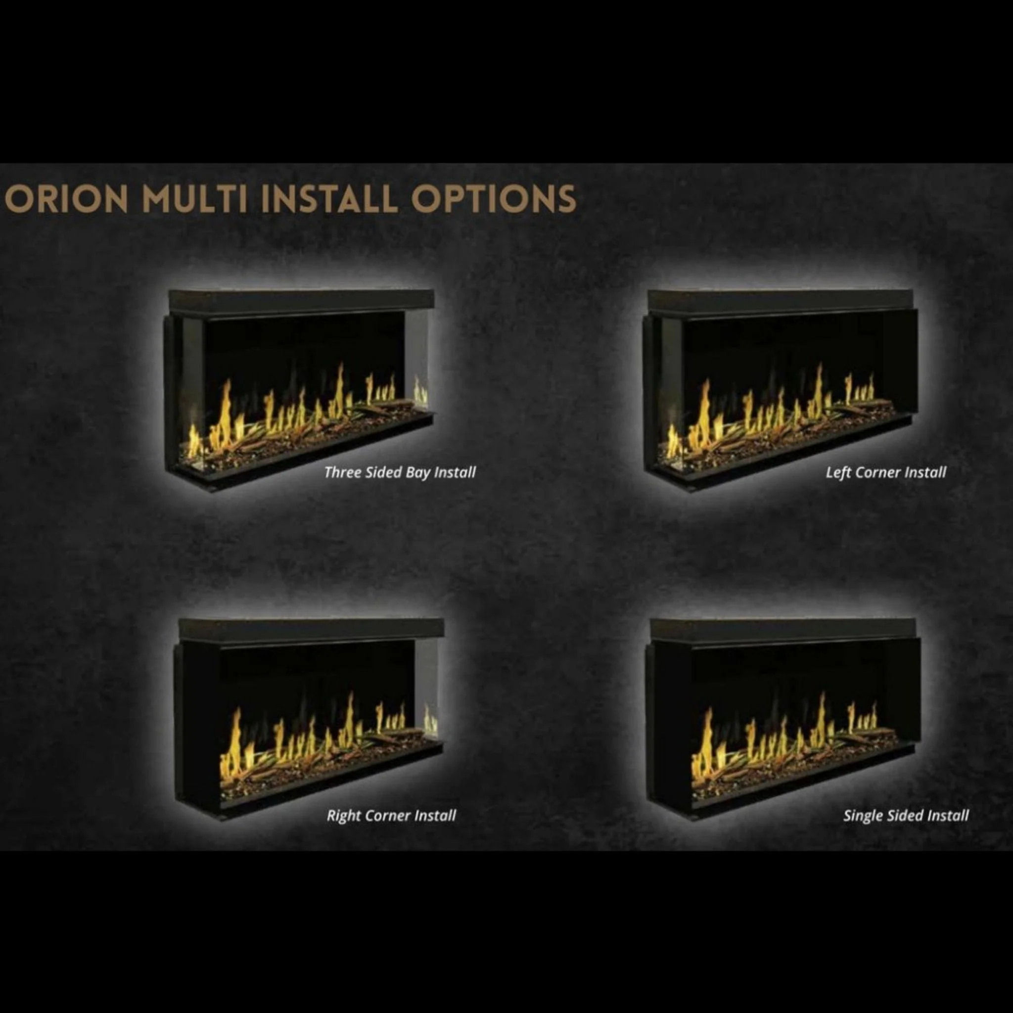 Modern Flames 76" Orion Multi HelioVision Linear Electric Fireplace [OR76-MULTI] - Image 11