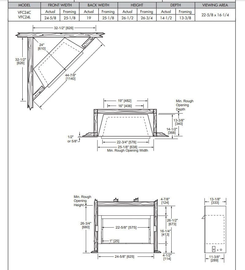 Monessen 24" Symphony Vent-Free Traditional Gas Fireplace - Image 6