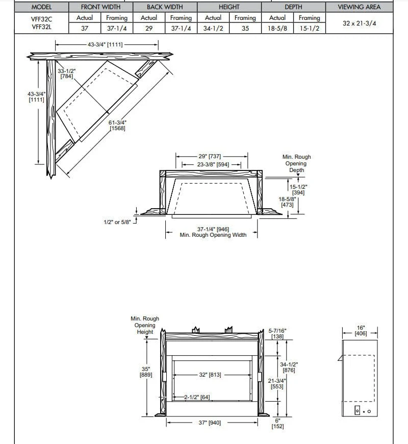 Monessen 32" Aria Vent-Free Traditional Gas Fireplace - Image 18