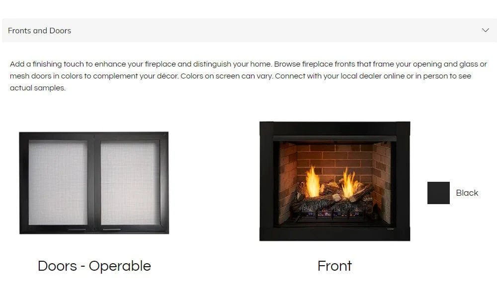 Monessen 32" Attribute Universal Circulating Vent-Free Firebox with Radiant Face and Multitonal Reversible Interior Panels - Image 10