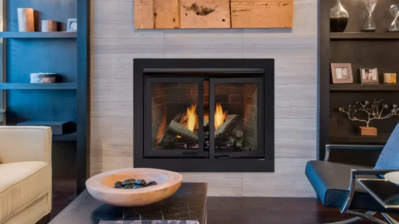 Monessen 32" Attribute Universal Circulating Vent-Free Firebox with Radiant Face and Multitonal Reversible Interior Panels - Image 4