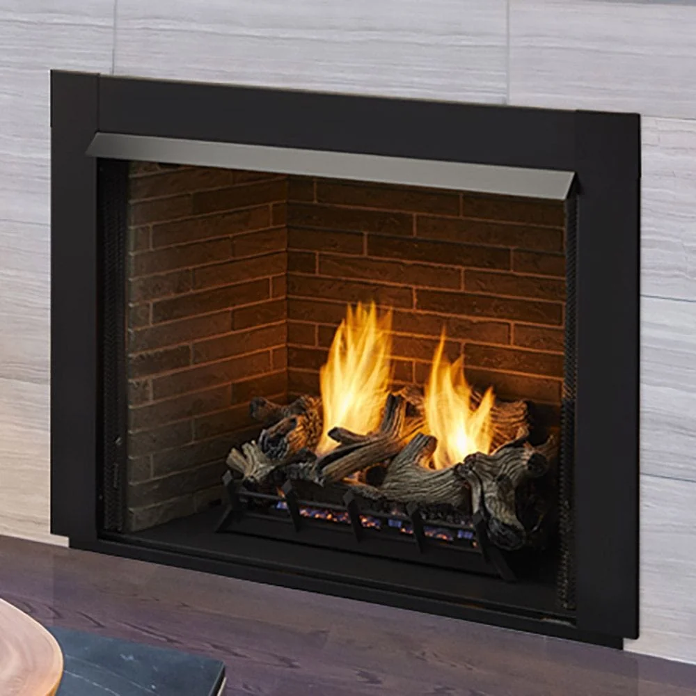 Monessen 32" Lo-Rider Clean Face Vent-Free Gas Firebox with Interior Panels - Image 9