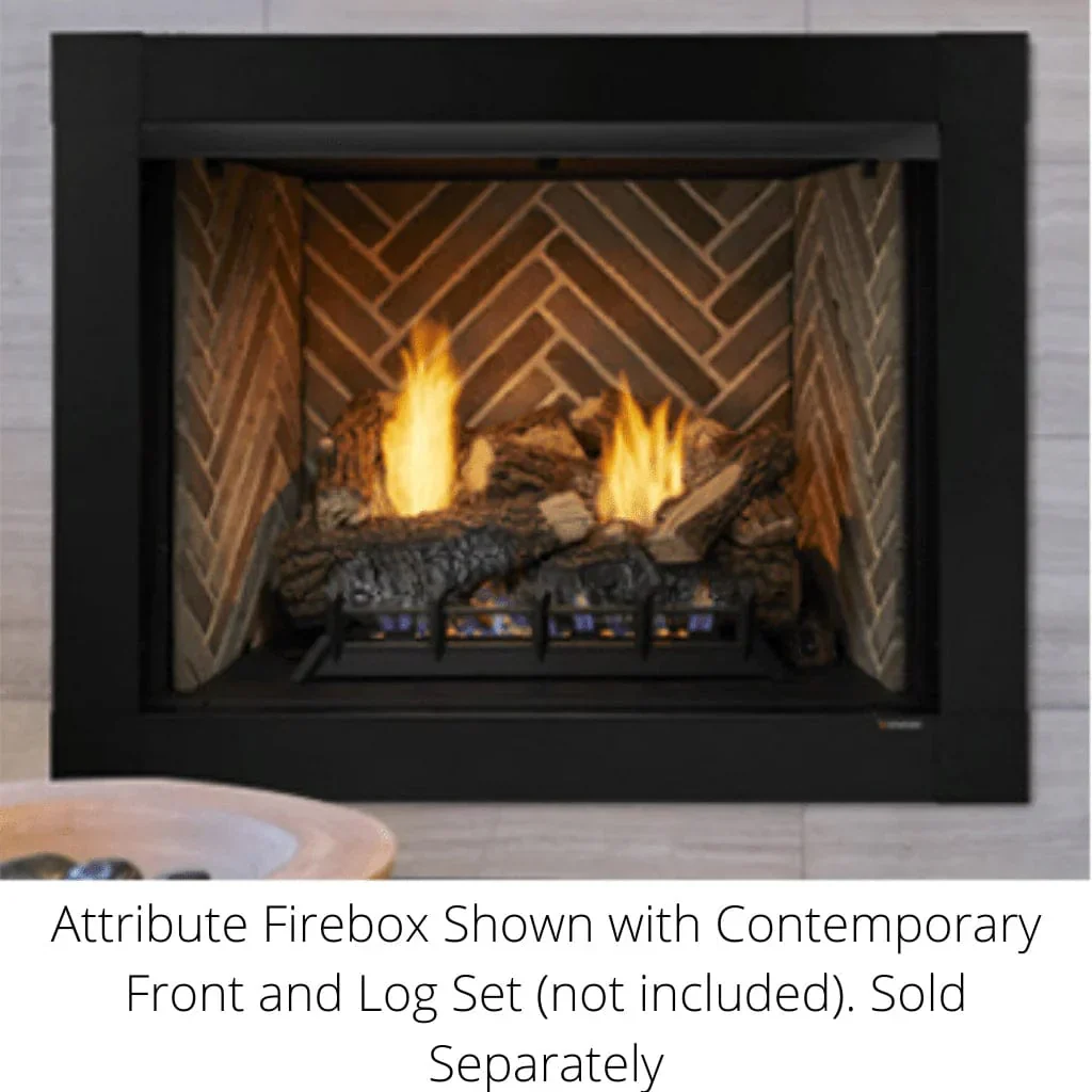 Monessen 36" Attribute Universal Circulating Vent-Free Firebox with Radiant Face and Multitonal Reversible Interior Panels - Image 6