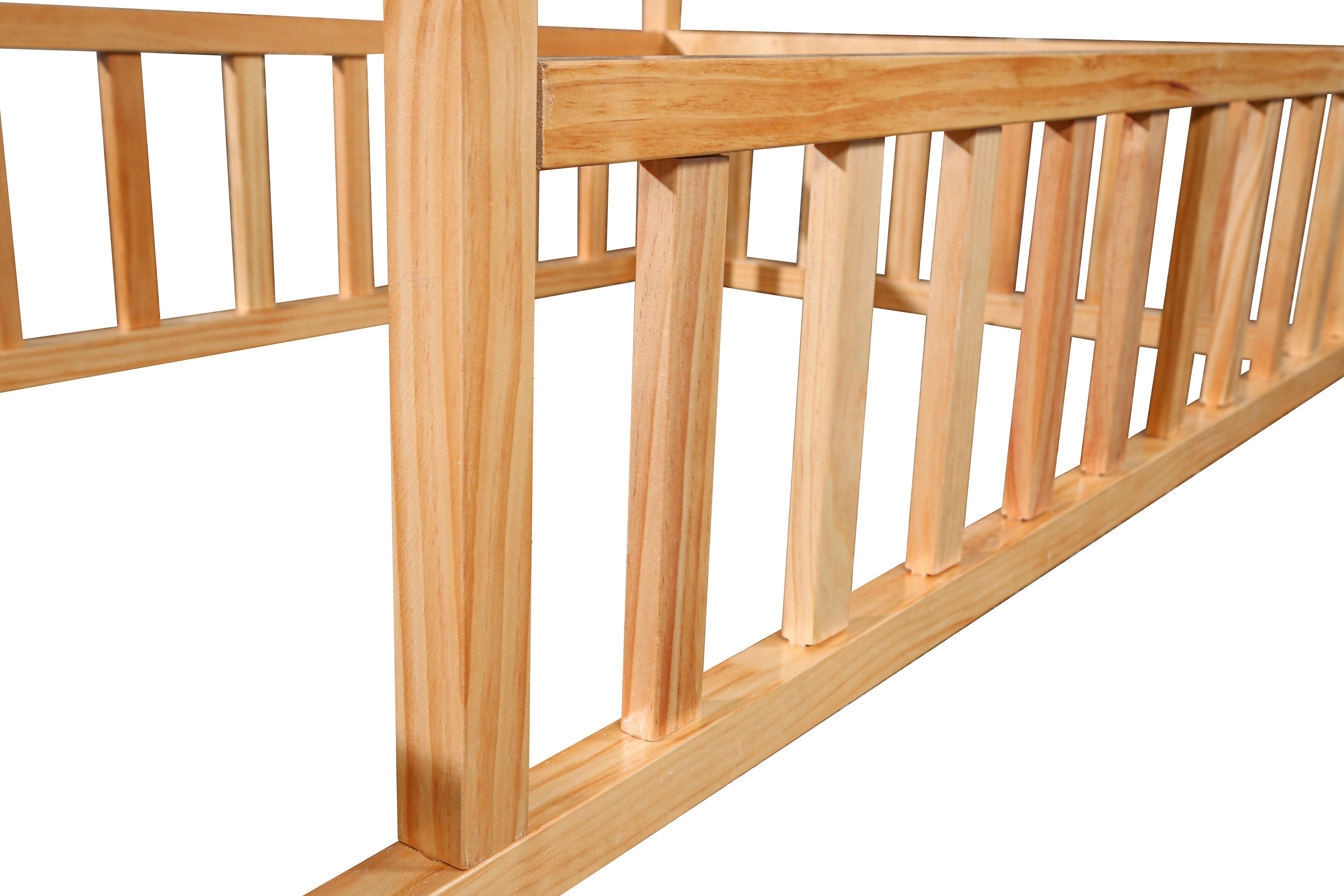 Montessori House Bed with Rails - Image 12