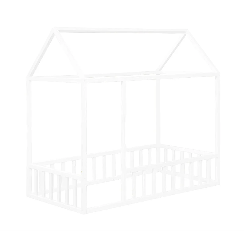 Montessori House Bed with Rails Custom Color - Image 4