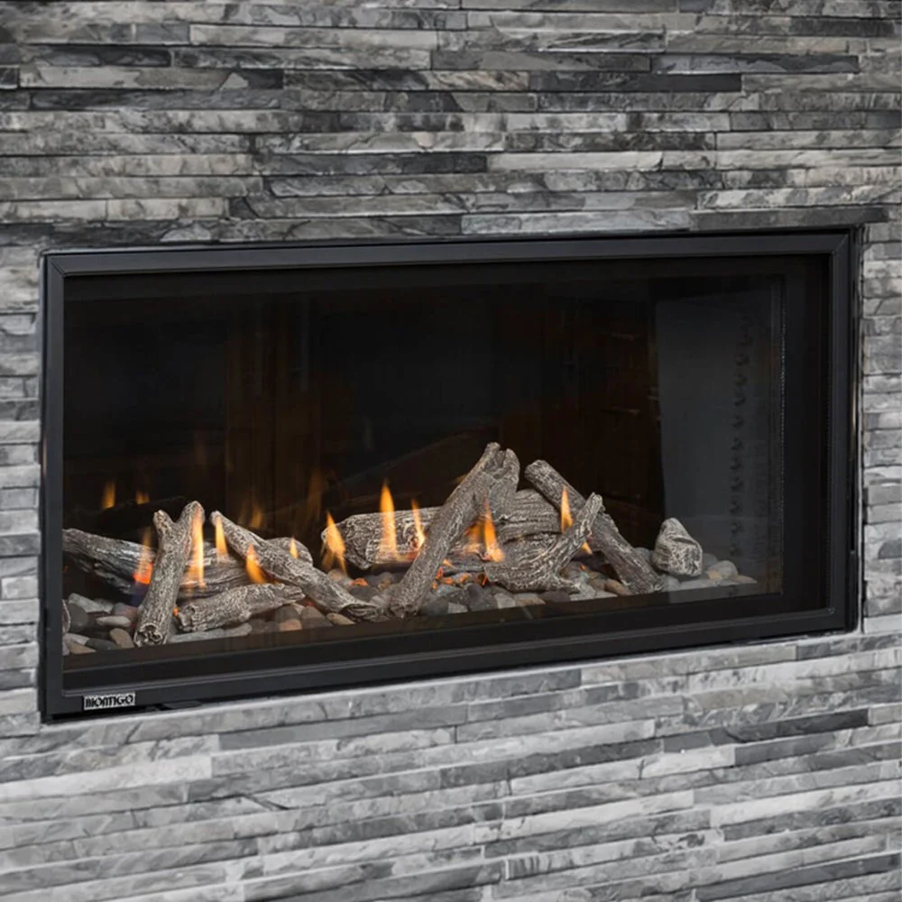 Montigo Delray 36 Inch Full Load Direct Vent Linear Fireplace, Natural Gas (DRL3613NI-2) - Image 2