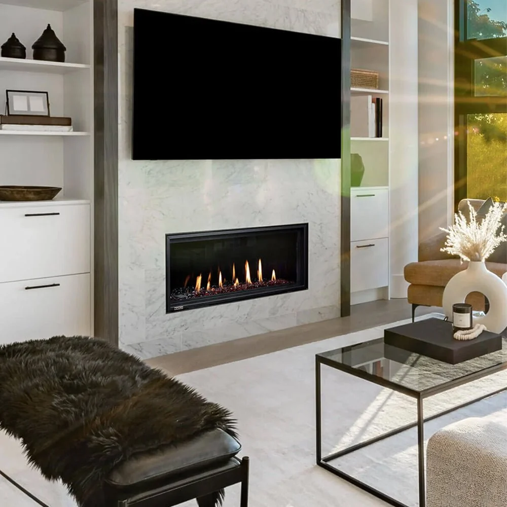 Montigo Delray 36 Inch Full Load Direct Vent Linear Fireplace, Natural Gas (DRL3613NI-2) - Image 3