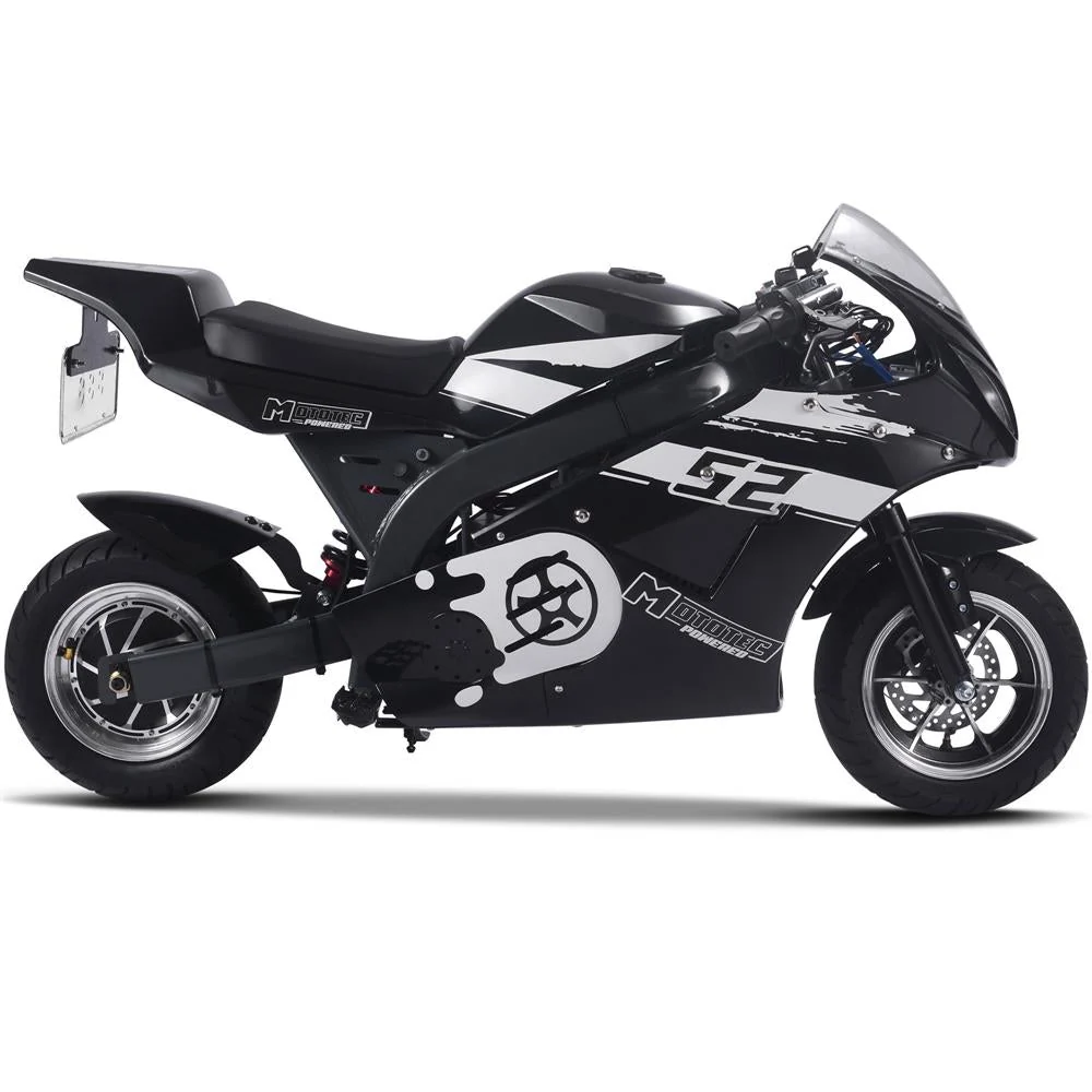 MotoTec 48V/12Ah 1000W Electric Pocket Bike - Image 5