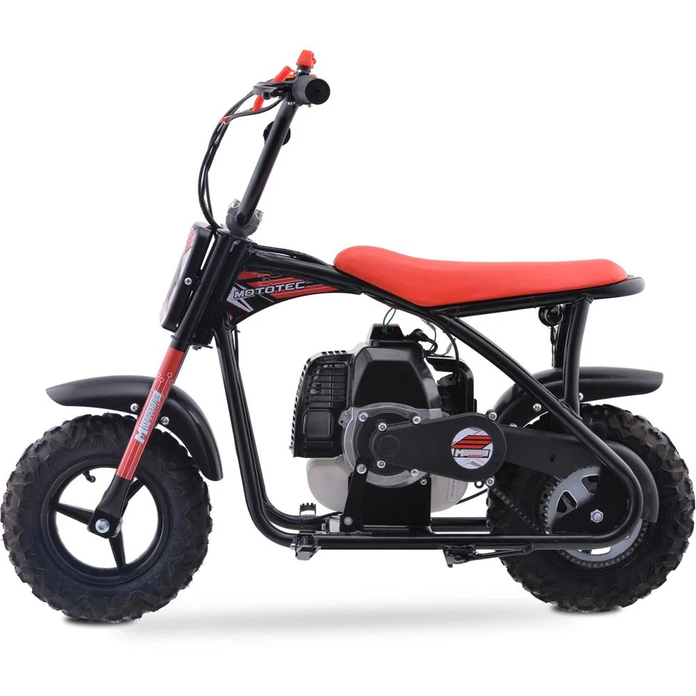 MotoTec Bandit 52cc 2-Stroke Kids Gas Mini Bike - Image 10