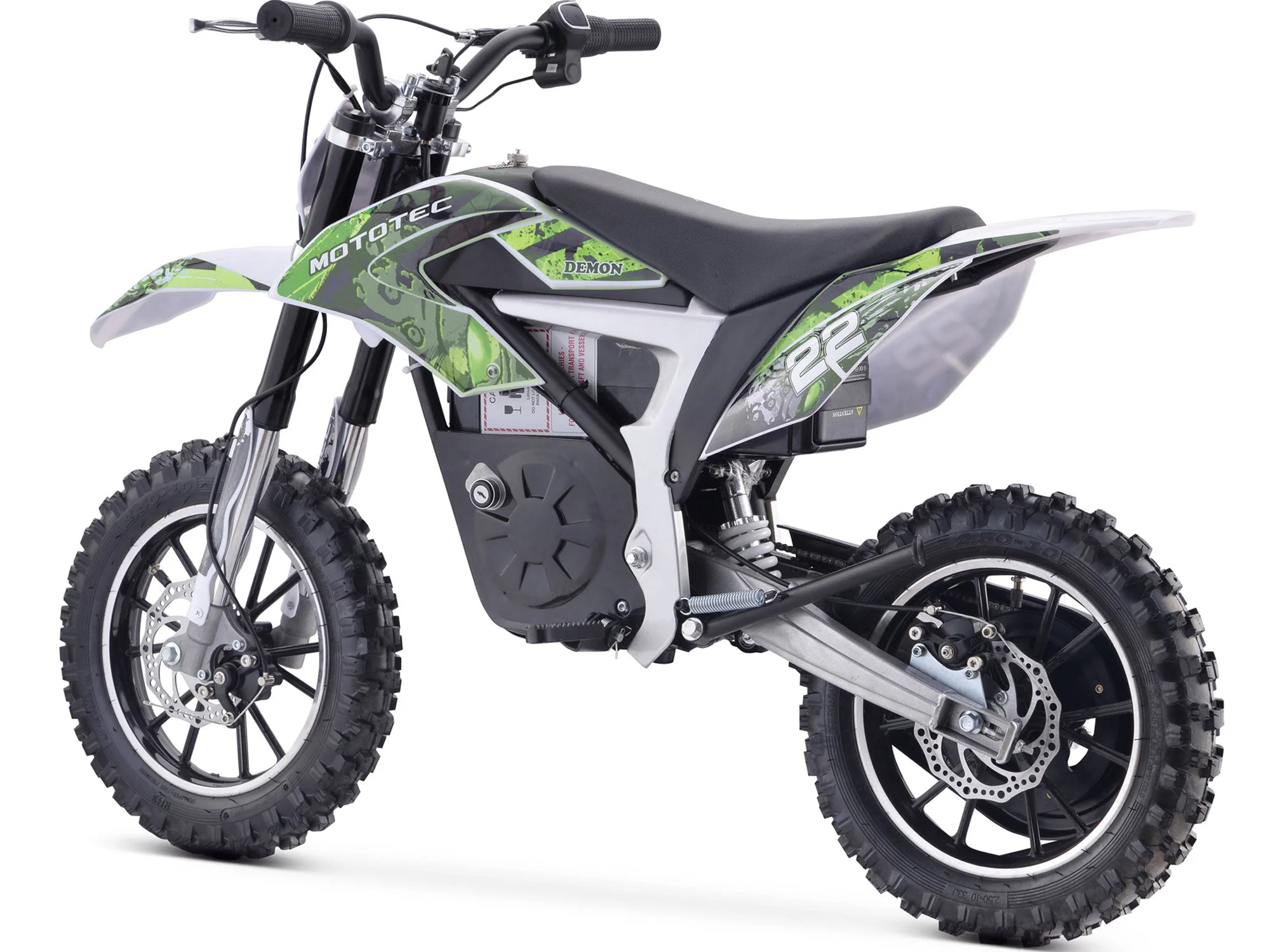 MotoTec Demon 36V/8Ah 500W Lithium Electric Dirt Bike - Image 11